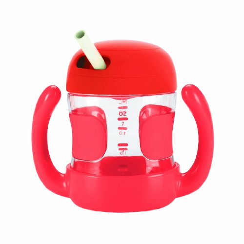 OXO Tot ハンドル付ストローカップ(オレンジ) FDOX6102500