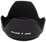 Dopo 58mm Digital Camera Lens Hood for Canon, Sony, Nikon, Olympus, and Oth ....