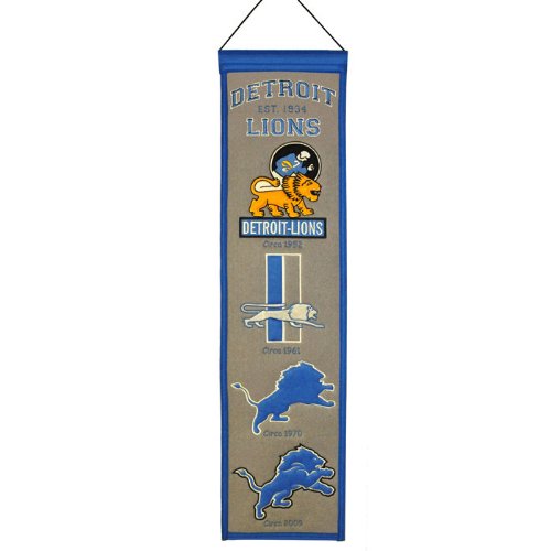 NFL Detroit Lions Heritage Banner at Amazon.com