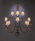 Fine Art Lamps 141340 Oversized 12LT Chandelier - Avignon Traditional Indoor Lighting