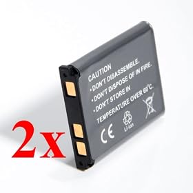ATC Two Replacement Battery for Nikon Coolpix S200,Nikon Coolpix S210,Nikon Coolpix S220,Nikon Coolpix S230,Nikon Coolpix S3000,Nikon Coolpix S4000,Nikon Coolpix S500,Nikon Coolpix S510,Nikon Coolpix S520,Nikon Coolpix S570,Nikon Coolpix S60,Nikon Coolpix S600,Nikon Coolpix S700,Nikon Coolpix S80 (3