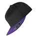 Flexfit BASEBALL Cap, schwarz lila, S/M