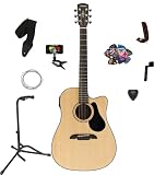Alvarez AD30CE Acoustic Electric Dreadnought with Cutaway, with Legacy 30 Piece Guitar Accessory Kit - Blem