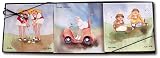 NAPKINS-ERIKA OLLER'S GOLFERS-TRIO BOX