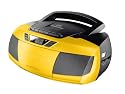 CMX CRC 7100 Stereo Radiorekorder (CD Player, Kassette) gelb
