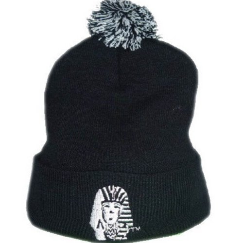 Last Kings Beanie Hat with Ball Black