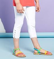 Cotton Rich Lace Trim Cropped Leggings Cotton Rich Lace Trim Cropped Leggings