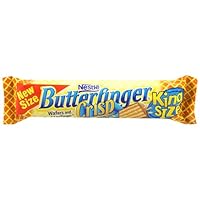 Nestles Butterfinger Crisp King Size, 3.17-Ounce Candy Bars (Pack of 18)
