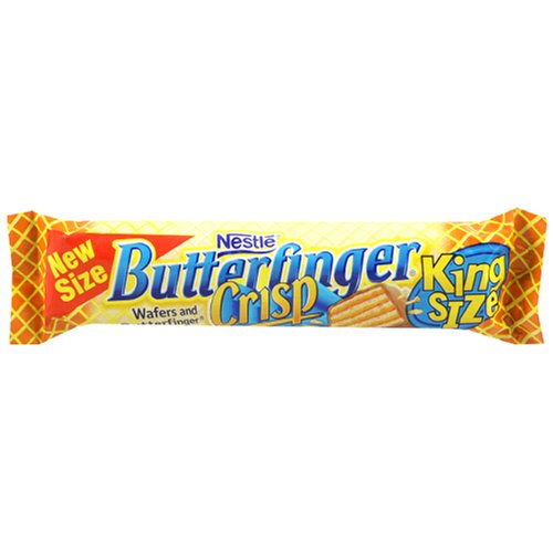 Nestles Butterfinger Crisp King Size, 3.17-Ounce Candy Bars (Pack of 18) by Nestle