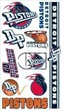 Detroit Pistons Temporary Tattoos Set (Set of 6 Sheets)