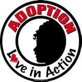 Adoption Love In Action Circle Magnet
