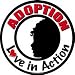 Adoption Love In Action Circle Magnet