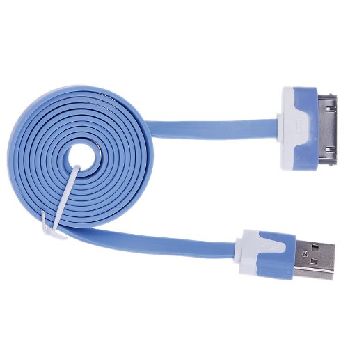 1 Stück Blau USB 2.0 Daten Synchronisierung Ladegerät Kabel für iPad iPod iPhone 3G 4 4s Fall-Abdeckung 1 Stück Blau USB 2.0 Daten Synchronisierung Ladegerät Kabel für iPad iPod iPhone 3G 4 4s Fall-Abdeckung