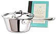 All Clad Stainless 1.5 Quart Reduction Pot with book