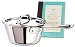 All Clad Stainless 1.5 Quart Reduction Pot with book