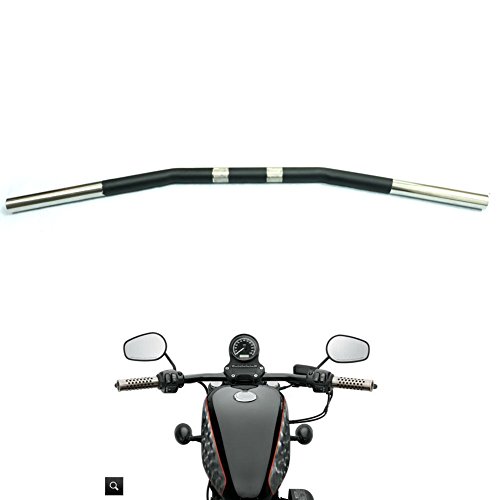 Alpha rider drag style steel handlebars drag bar dimple…