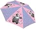HAPPY FEET PINK VINYL UMBRELLA With Penguin Handle