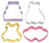 Wilton 4 Piece Wedding Cookie Cutter Set