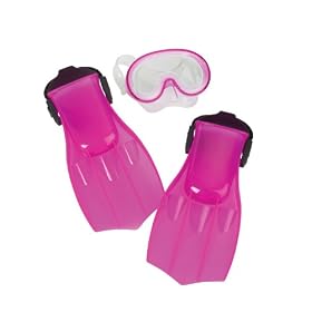 Backyard and Beyond Mask & Fin Set - Pink