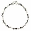 Sterling Silver Motorcycle Bracelet