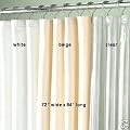 Extra Long VINYL Shower Curtain Liner 72'' wide x 84