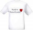 MADE IN MASSACHUSETTS - State-series - White T-shirt