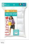 Hanes : Hanes P913LR Girls P9 Low Rise Brief
