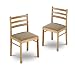 2 New Natural Dining Chairs