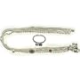 Silver Anklets Toe Ring Pair 10.25 inches (anklts537)