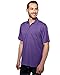 Tri-Mountain Men's 5 oz Moisture Wicking Polyester Shirt w/Pocket Purple XX-Large