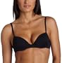Calvin Klein Women's Customized Lift Swimsuit Top,Black,36D
