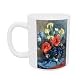 Flags and Poppies, 1946 (oil on canvas) by Mary Nancy Skempton - Mug - Standard Size