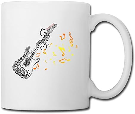 Guitar Mosaic Juice Mug Novelty