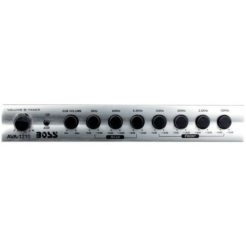 NEW BOSS AUDIO AVA1210 7-BAND PREAMP EQUALIZER 