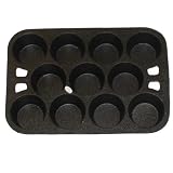 Cajun Cookware 11 Hole Seasoned Cast Iron Muffin Pan