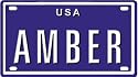 AMBER USA MINI METAL EMBOSSED LICENSE PLATE NAME FOR BIKES, TRICYCLES, WAGONS, KIDS DOORS, GOLF CARTS, BABY STROLLERS, PEDAL CARS. OVER 400 NAMES AVAILABLE. TYPE IN "NAME" USA PLATE IN SEARCH. YOUR NAME WILL SHOW UP.