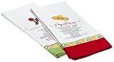 DII Salsa and Guacamole Printed Dishtowel Set of 2