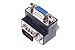 SMAKN 90 15-pin VGA Male to Female M/f Right Angle Adapter