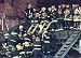 Art Poster Print - Firefighters - Worcester Mass. - Artist: Kuni- Poster Size: 11 X 14