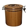 Iowa Hawkeyes Bamboo Laser-Engraved Cannister NCAA College Athletics