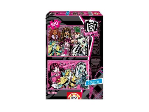 Imagen 1 de Monster High - Juego 2X100 Monster High (Educa Borrás - 15130)