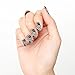 Tattify Striped Nail Wraps - Fishnet (Set of 22)