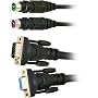 Belkin F1D9000-10 Omnvw PS/2 Cable Kit - 10ft