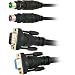 Belkin F1D9000-10 Omnvw PS/2 Cable Kit - 10ft