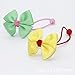 Qandsweet 6 Pair Baby Girl's Bows Flowers Ball Ponytail Holder Hair Tie Hair Rope