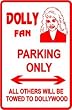 DOLLY FAN PARKING sign * street music