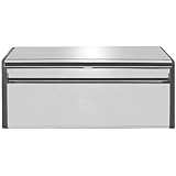 Brabantia Fall Front Bread Box, Brilliant Steel