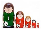 Soccer Counting Nesting Doll 5pc./5