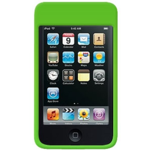 Amzer Snap-On Crystal Hard Case for iPod touch 2G, 3G (Green)