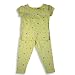 B.T. Kids   Infant Baby Girls Short Sleeved Cotton Pajama Set  Yellow